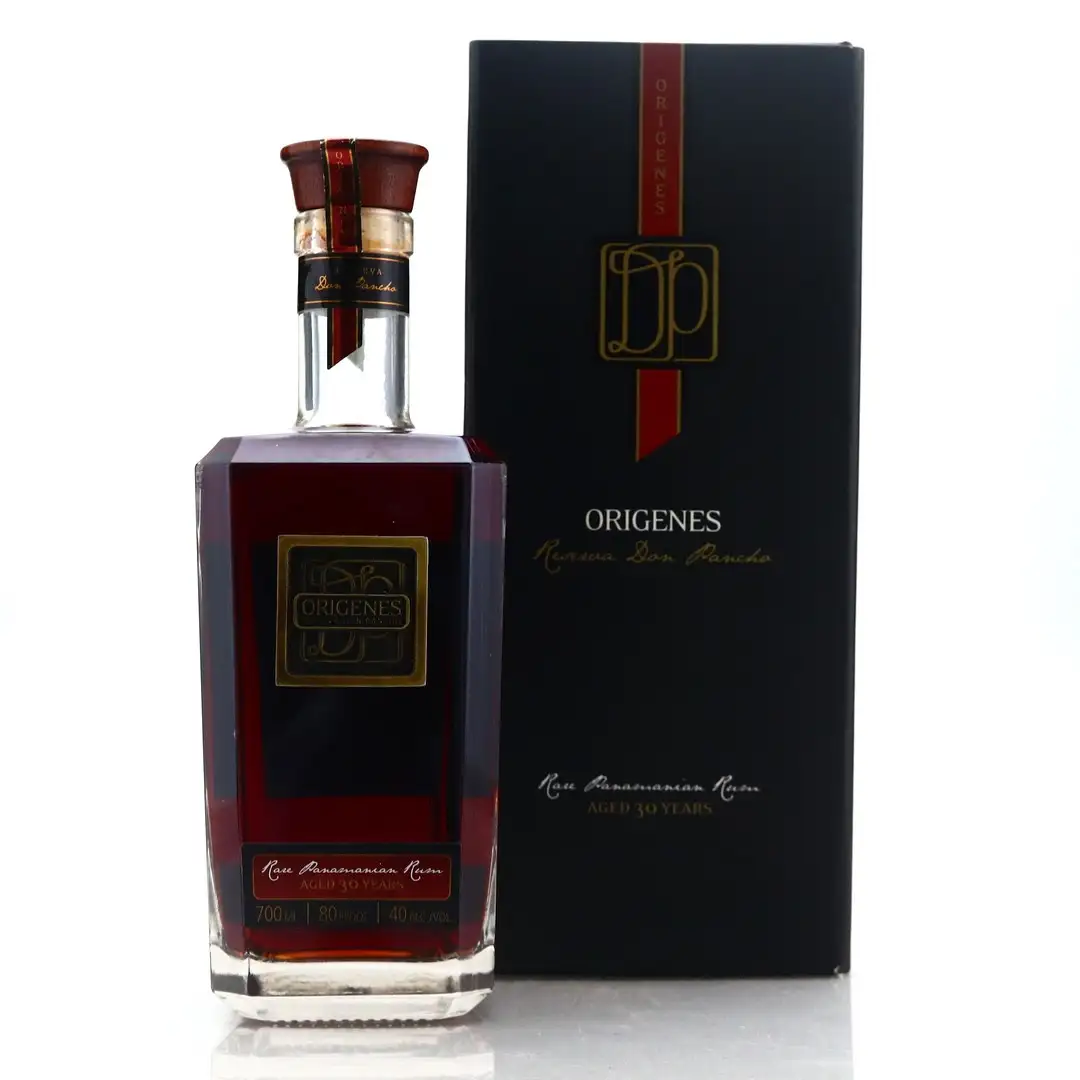 Image of the front of the bottle of the rumOrigines Reserva Don Pancho