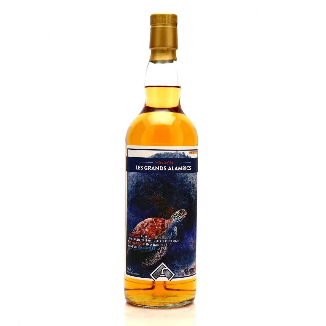Image of the front of the bottle of the rum Sea and Sun