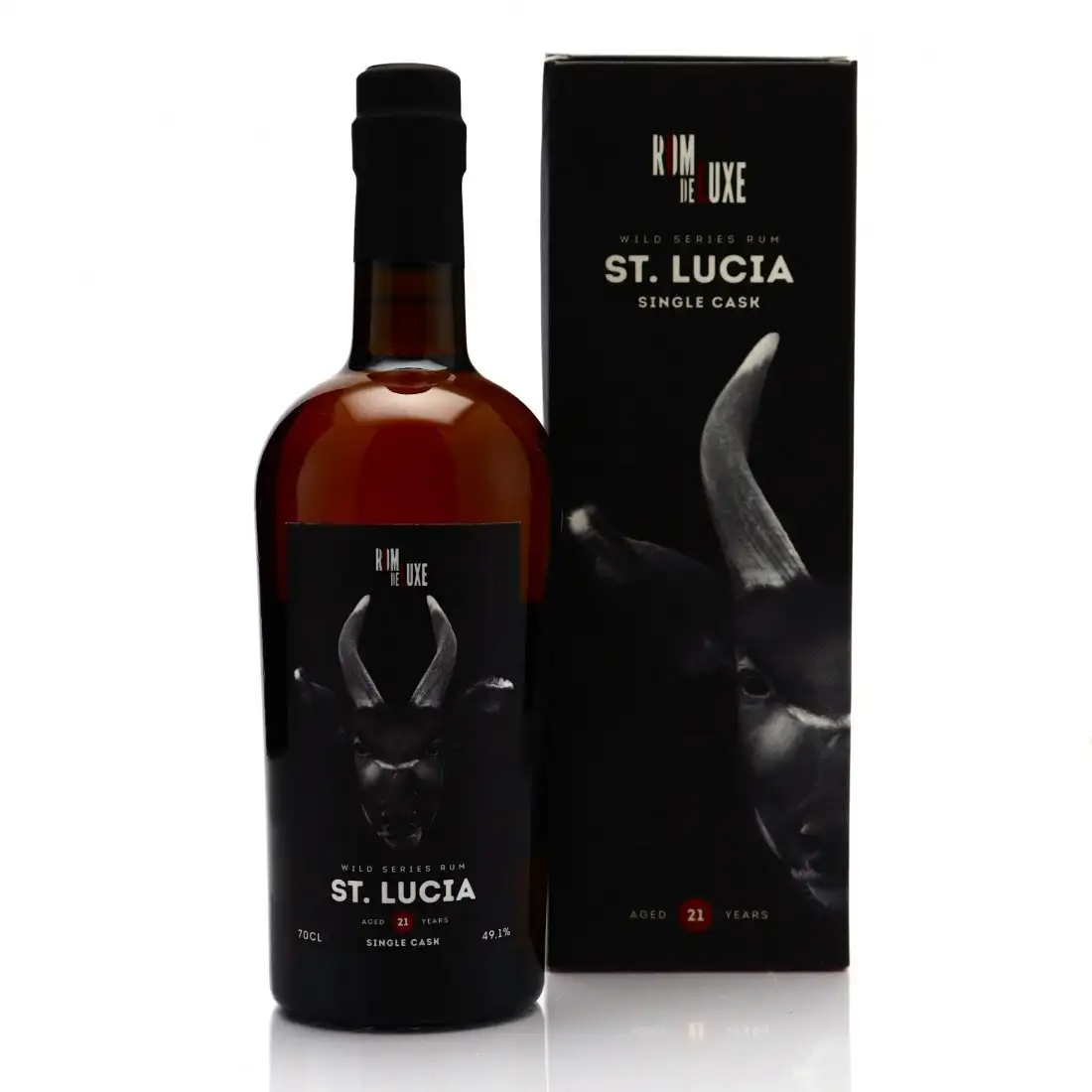 Image of the front of the bottle of the rum Wild Series Rum St. Lucia No. 21 (Unicorn Set Vol 1) SLRP