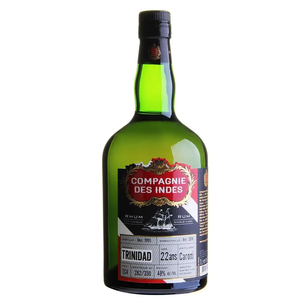 Image of the front of the bottle of the rum Trinidad