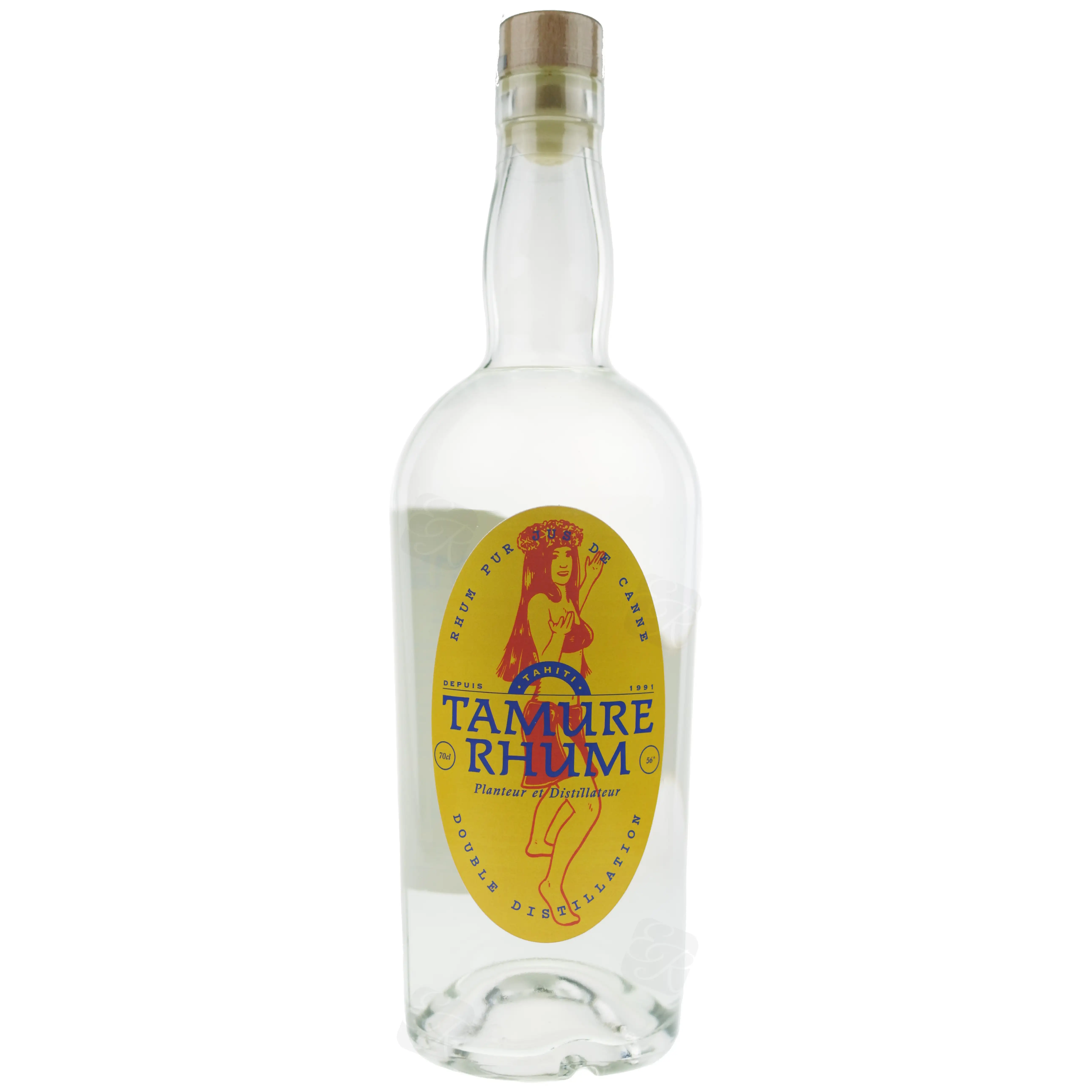 Image of the front of the bottle of the rumTamure Rhum Blanc