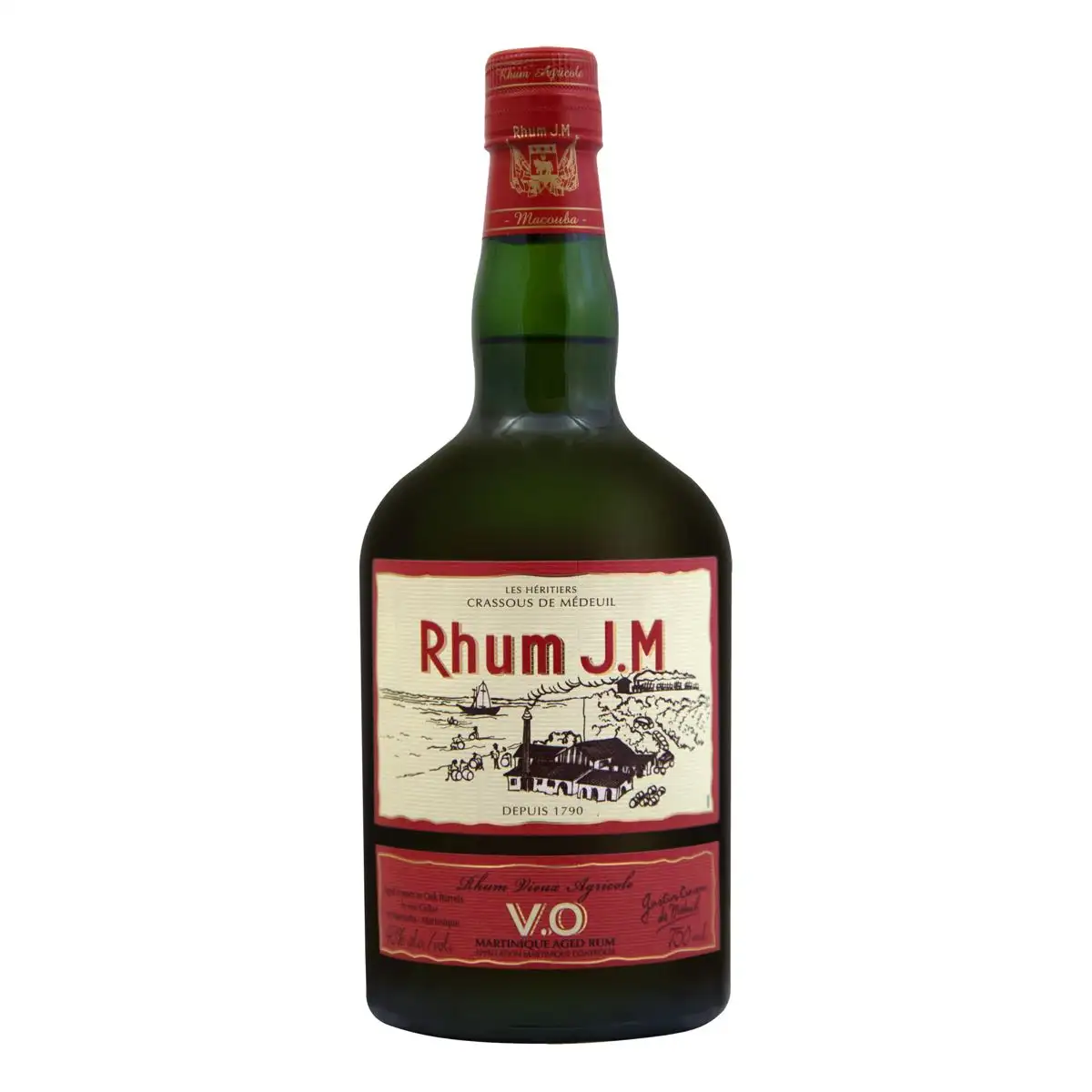 Image of the front of the bottle of the rum VO