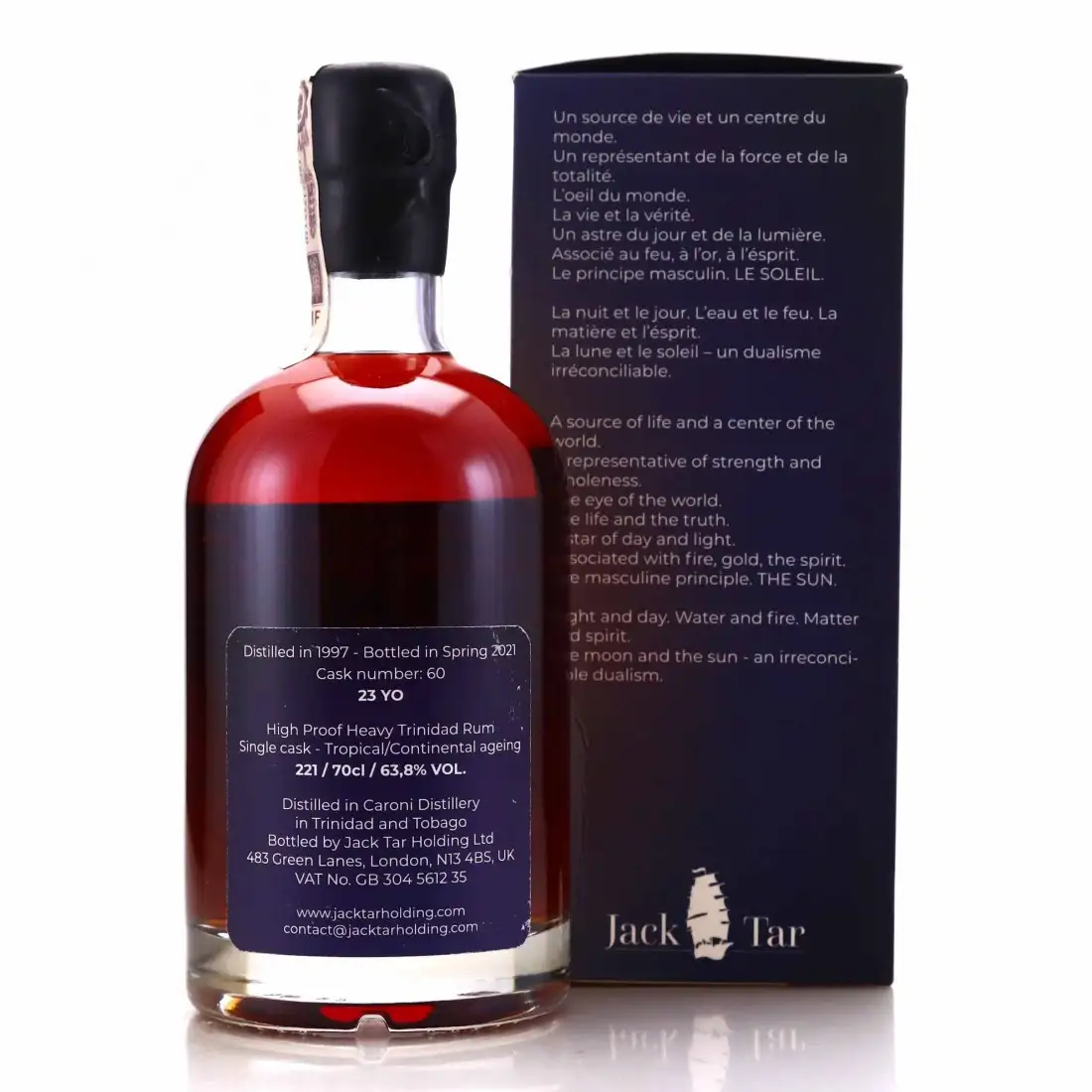 High resolution image of the bottle