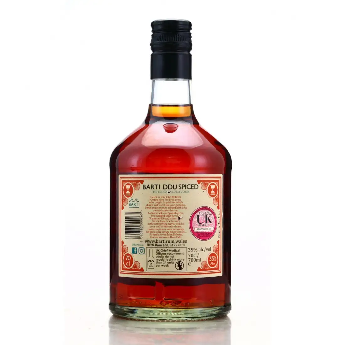 Hochauflösendes Bild der Flasche