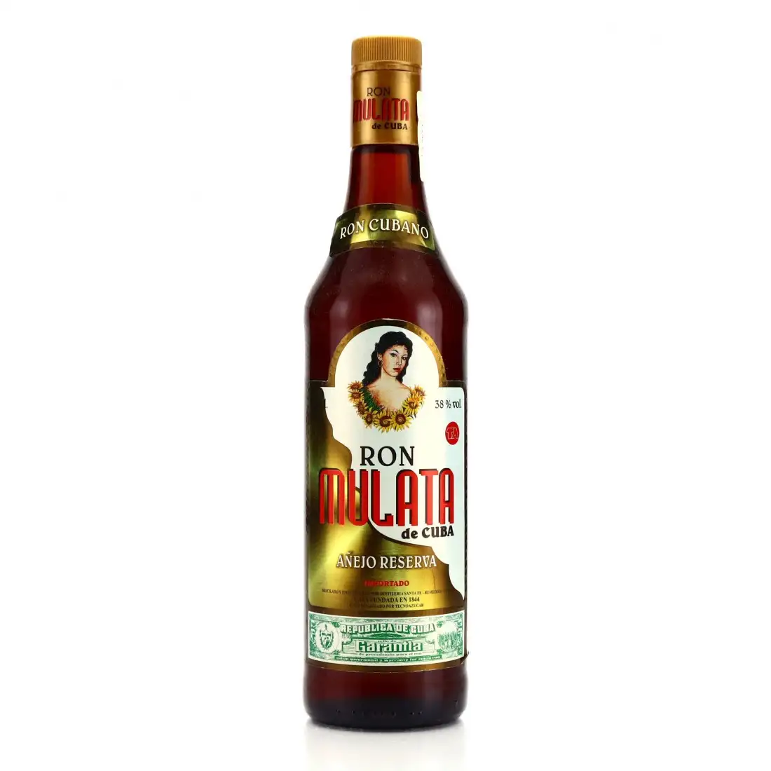 Image of the front of the bottle of the rumAñejo Reserva
