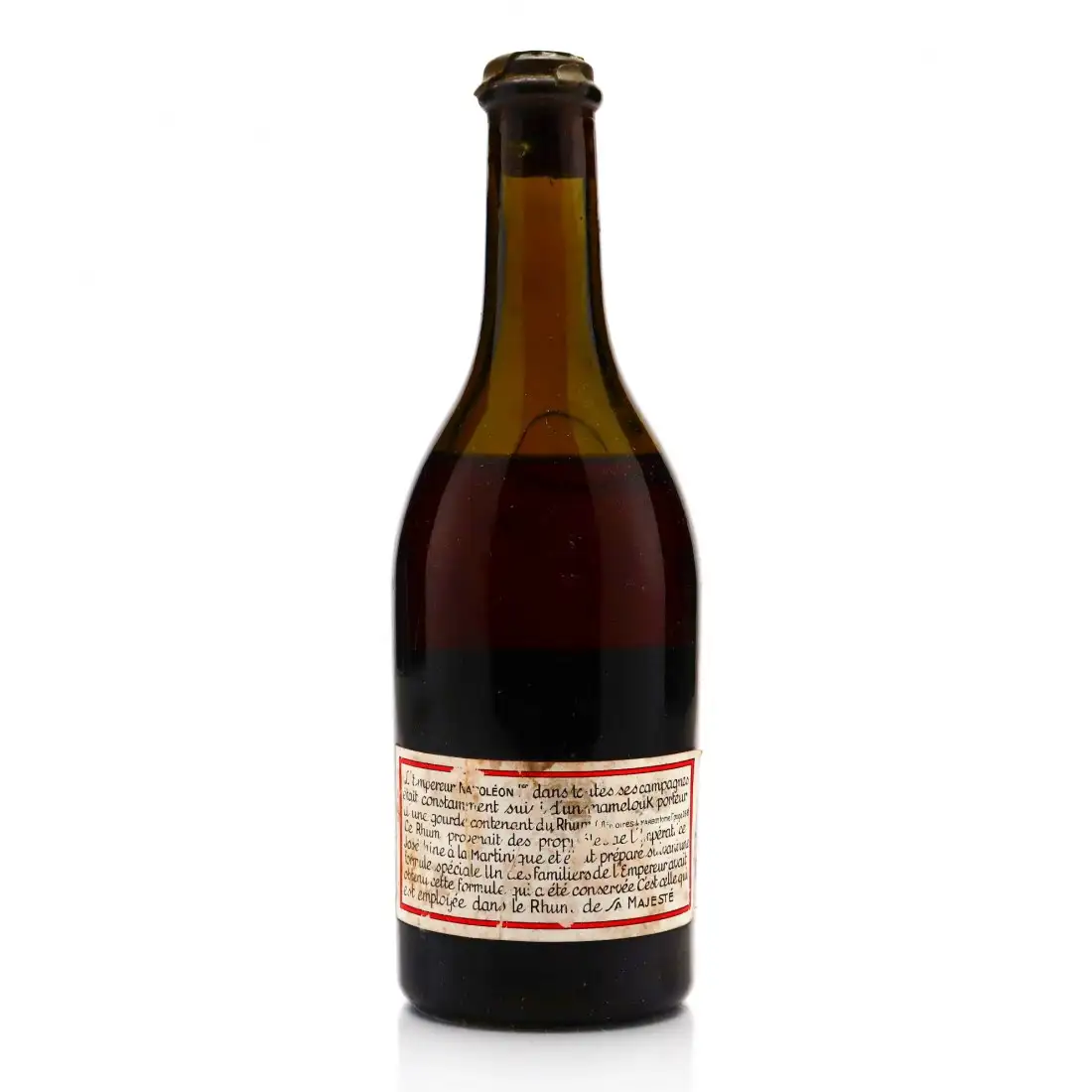 High resolution image of the bottle