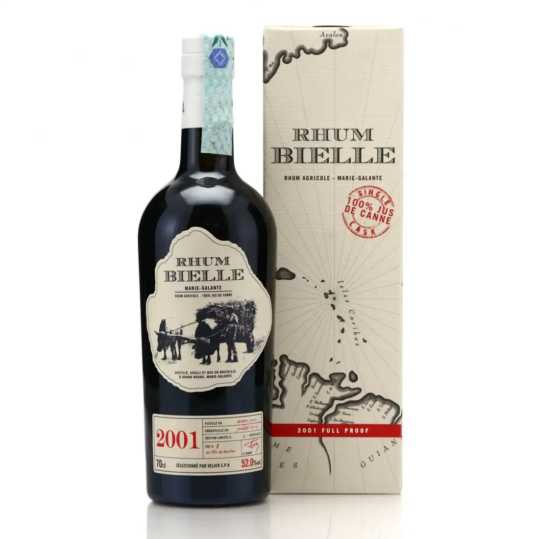 Image of the front of the bottle of the rumFull Proof