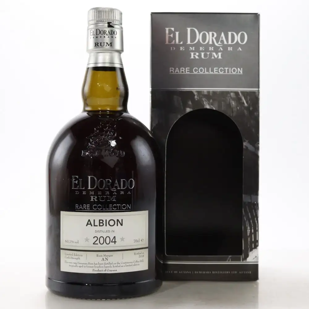 Image of the front of the bottle of the rumEl Dorado Rare Collection AN