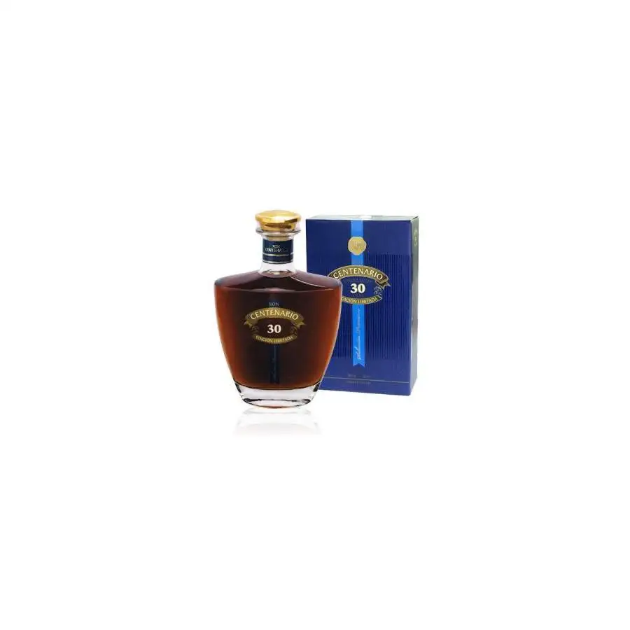Image of the front of the bottle of the rum Centenario 30 Aniversario Special Blend
