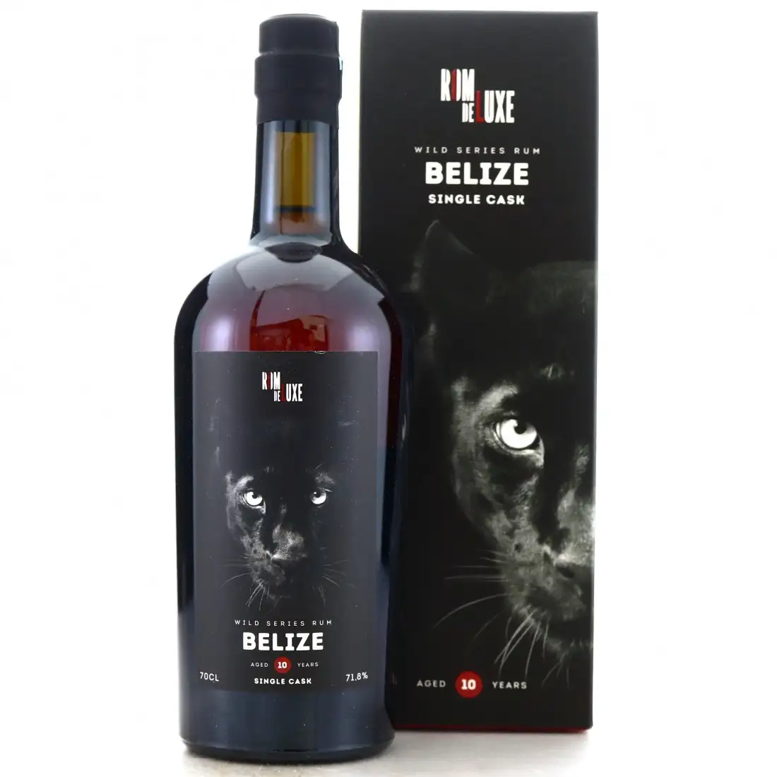 Image of the front of the bottle of the rum Wild Series Rum Belize No. 4