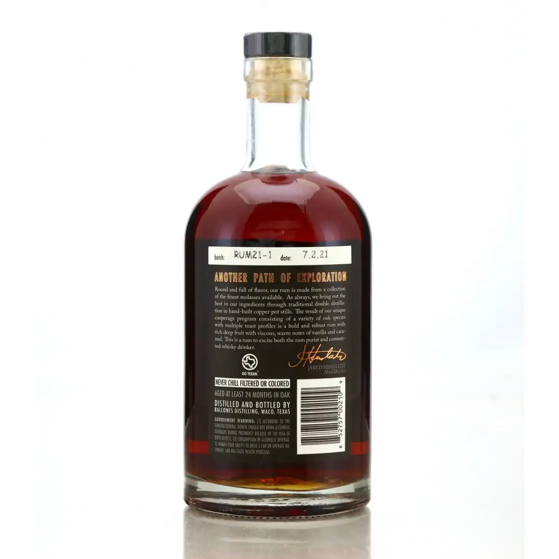 Hochauflösendes Bild der Flasche