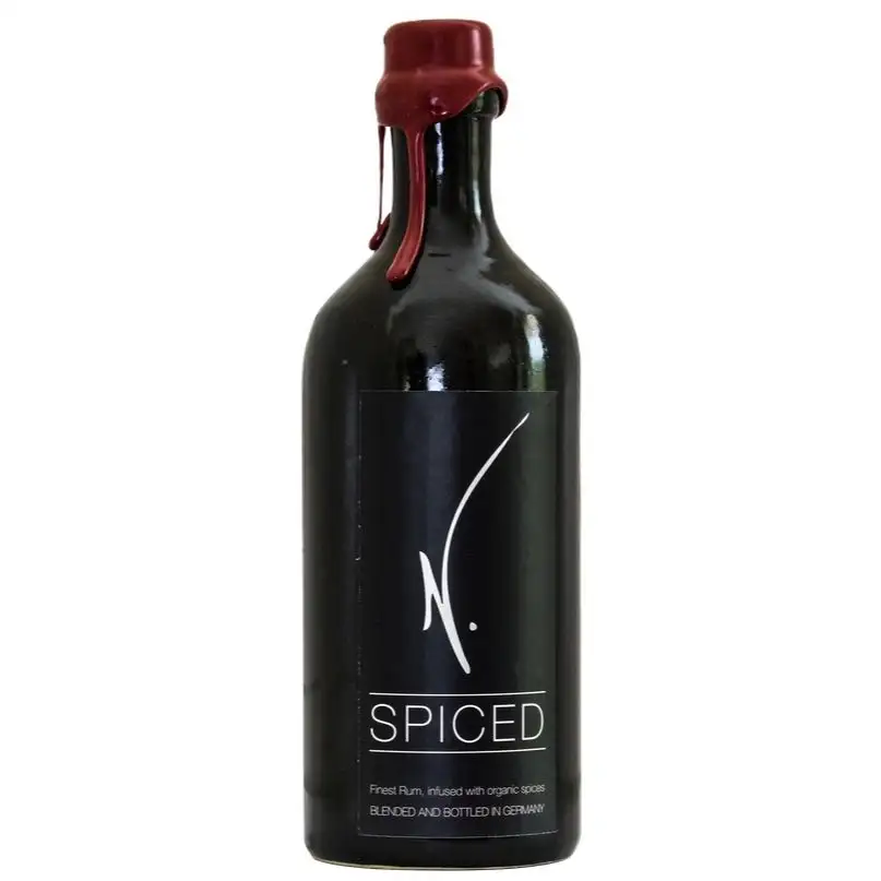 Image of the front of the bottle of the rum Spiced / Frühstücks-Rum / Ida von der Ille