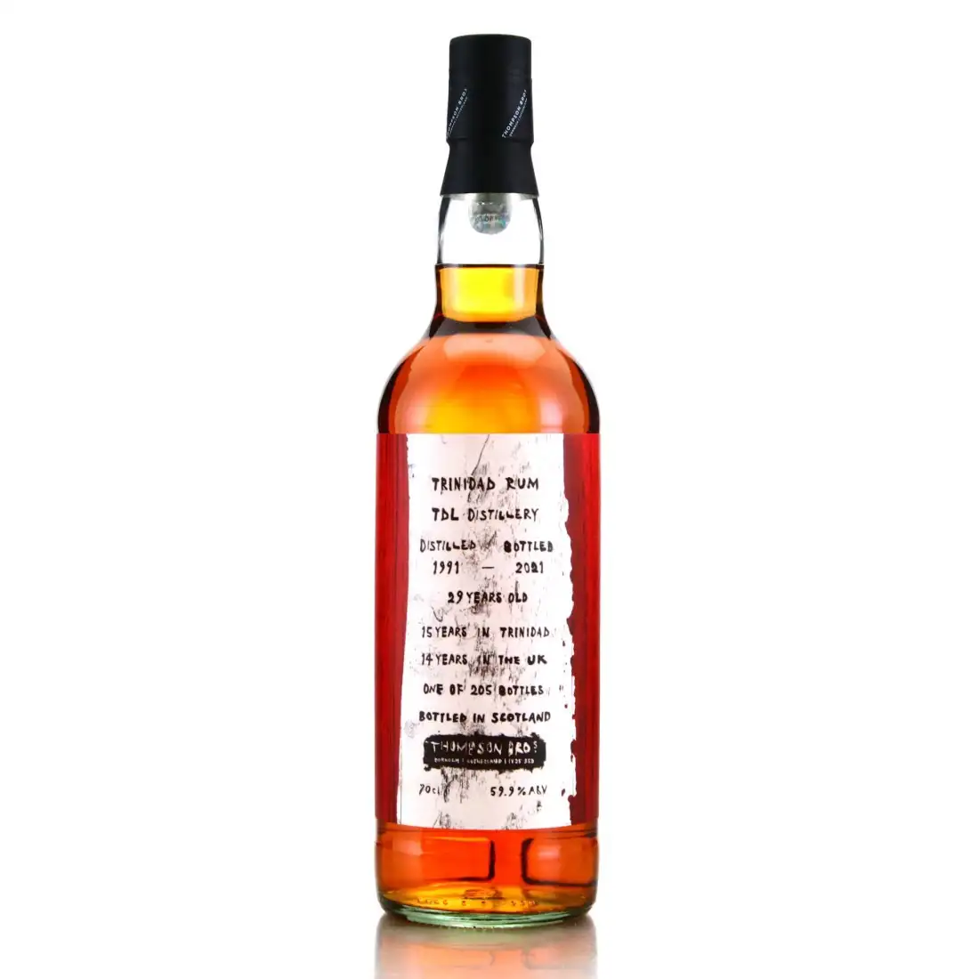 Image of the front of the bottle of the rumTrinidad Rum