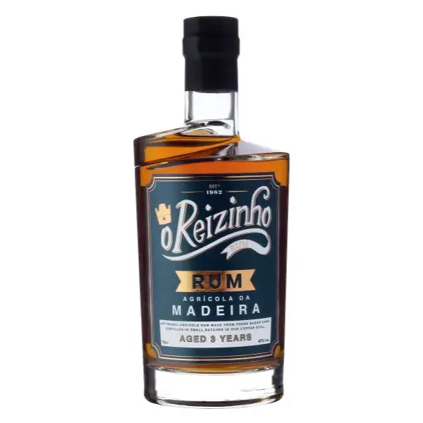 Image of the front of the bottle of the rum Aged 3 Years