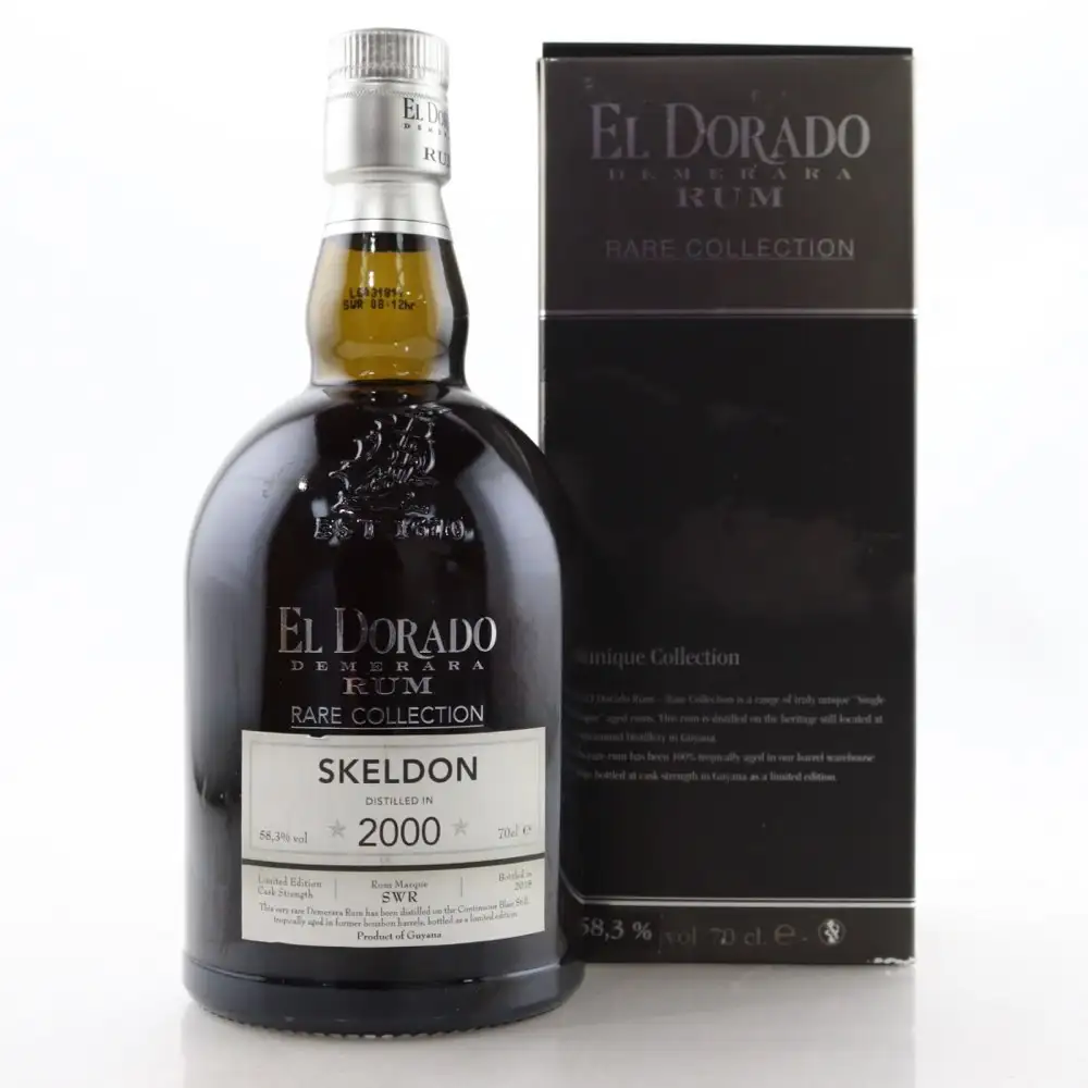 Image of the front of the bottle of the rumEl Dorado Rare Collection SWR