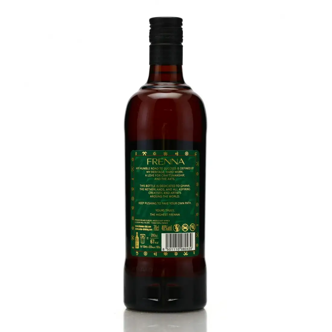 High resolution image of the bottle