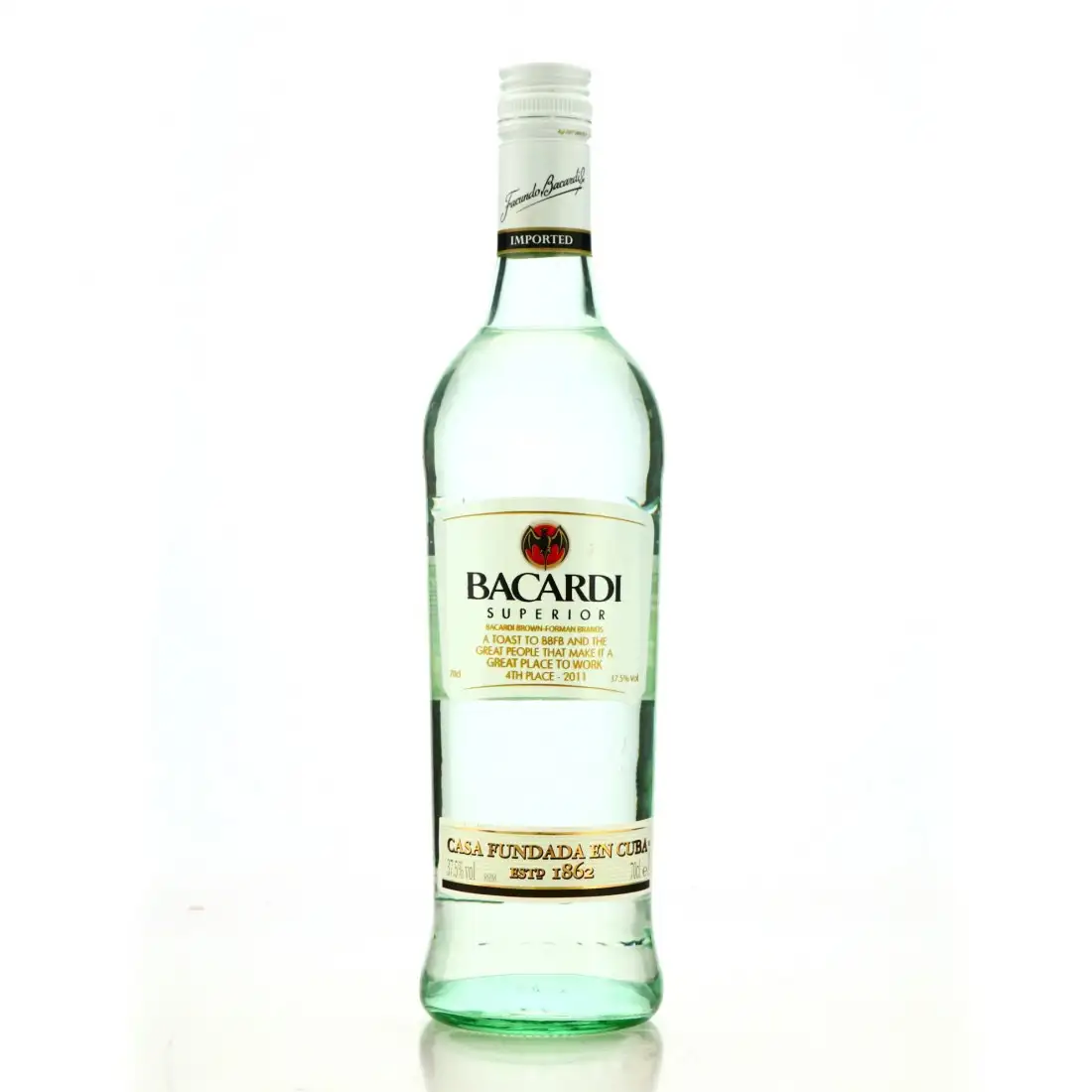 High resolution image of the bottle