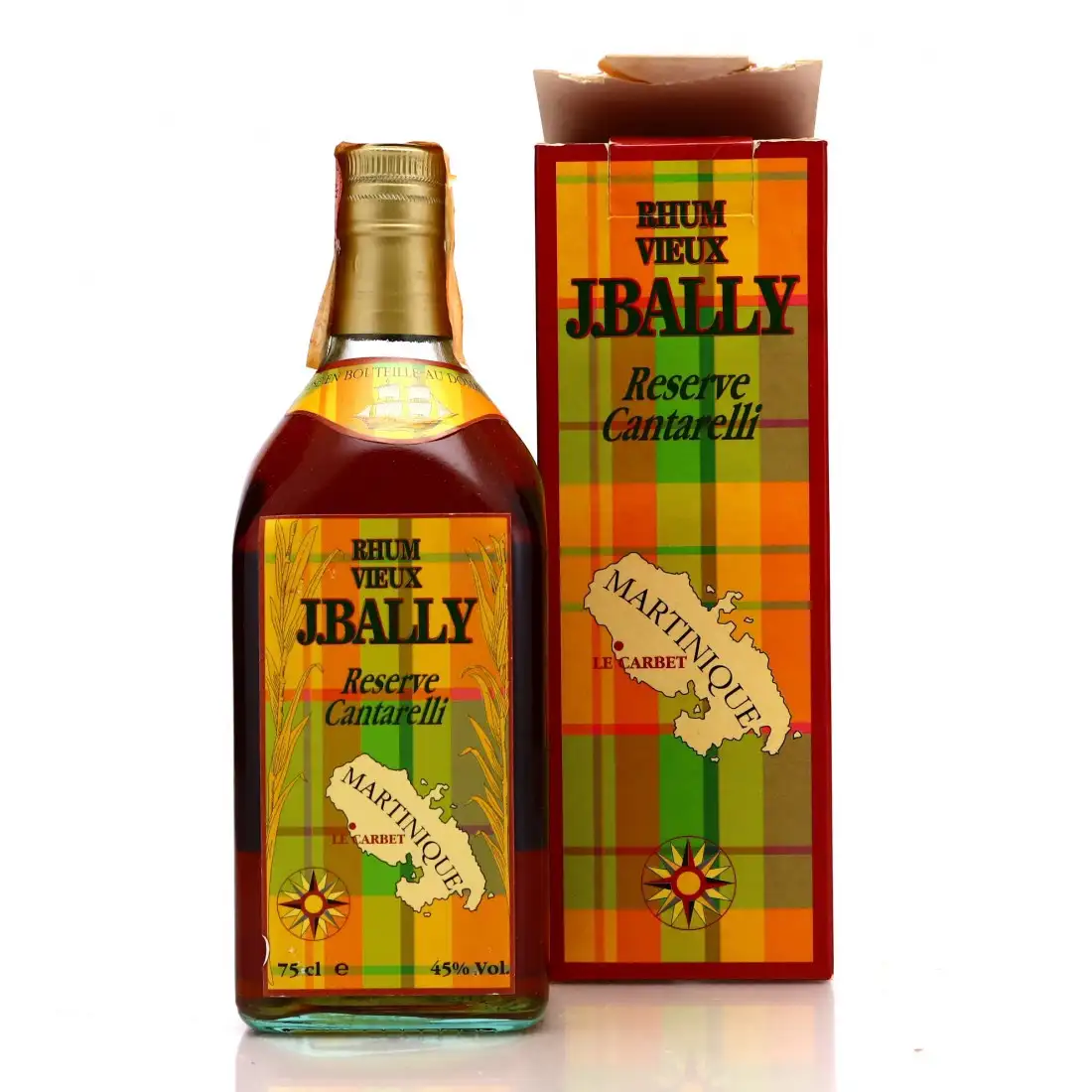 Image of the front of the bottle of the rumReserve Cantarelli