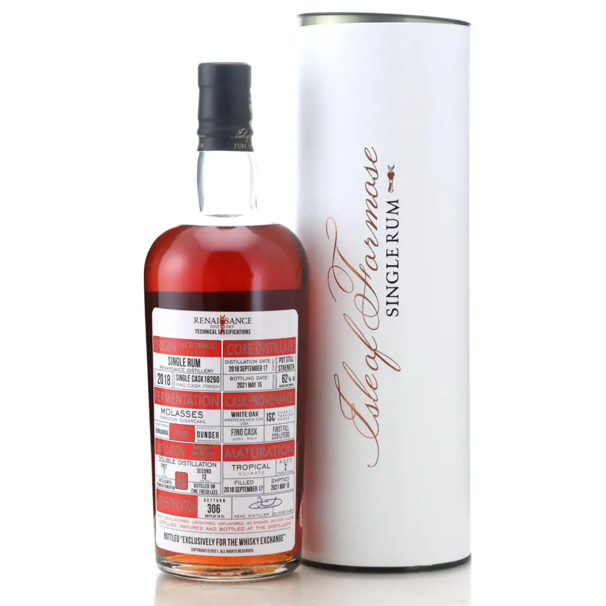 High resolution image of Renaissance Single Rum Fino Cask (TWE Exclusive) 2018