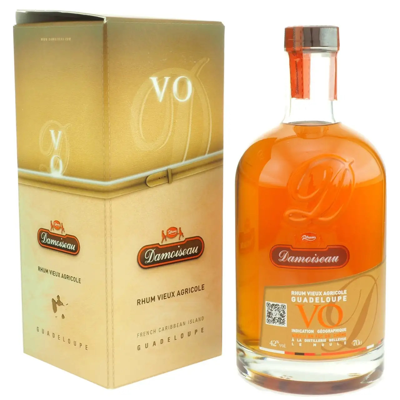 RHUM VIEUX DAMOISEAU 1L 50° 3 Millénaire - Rhum Caraibes