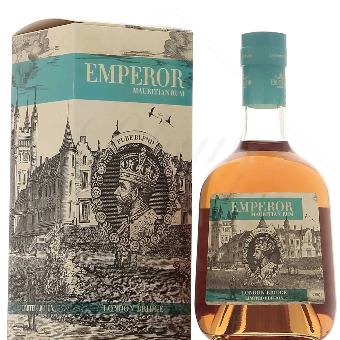 Image of the front of the bottle of the rumLondon Bridge