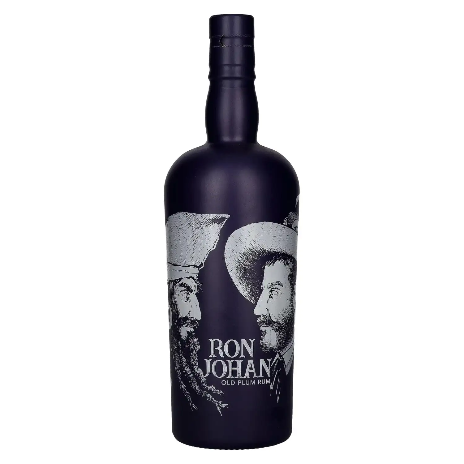 Image of the front of the bottle of the rum Ron Johan Old Plum Rum