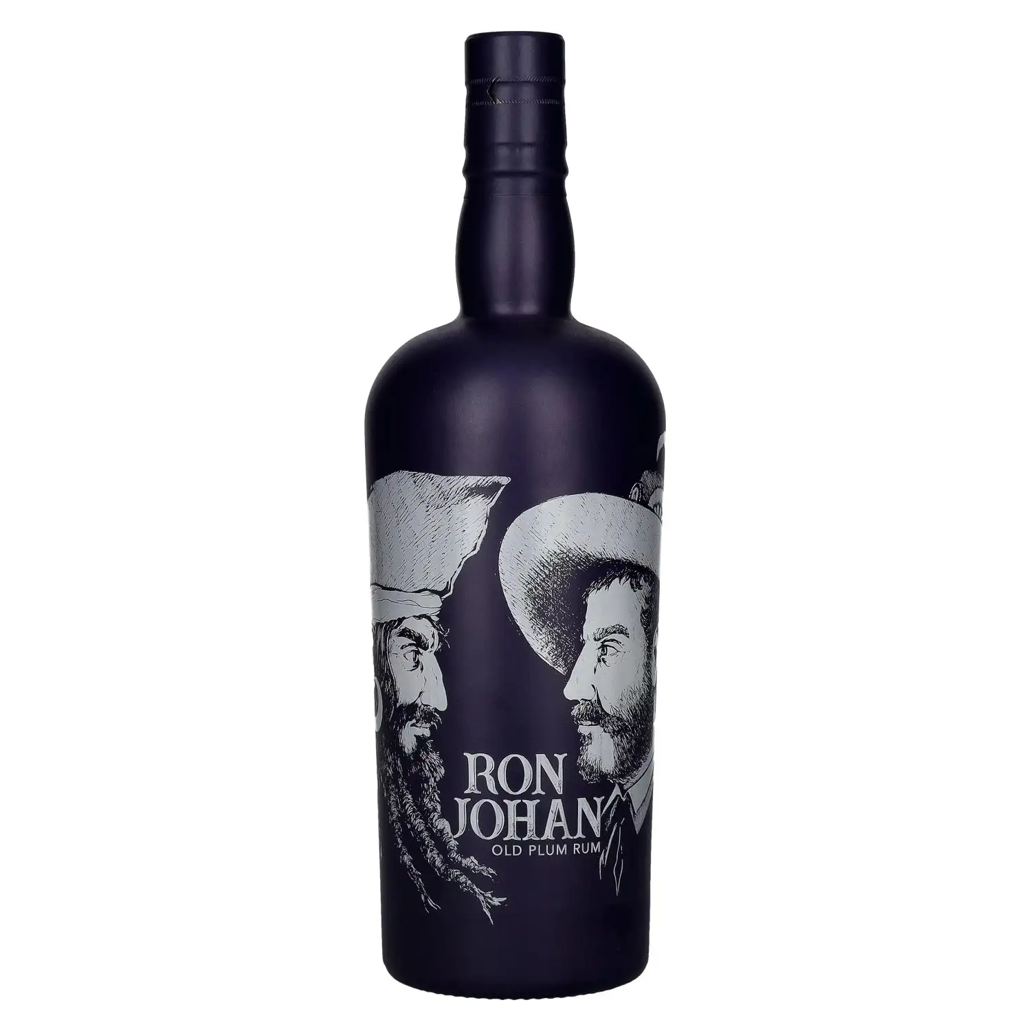 Image of the front of the bottle of the rumRon Johan Old Plum Rum