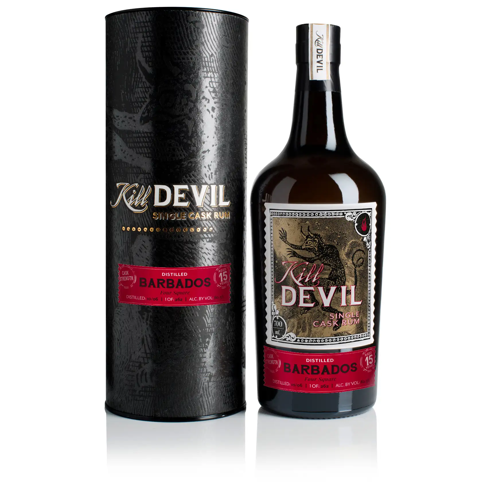 Image of the front of the bottle of the rumKill Devil