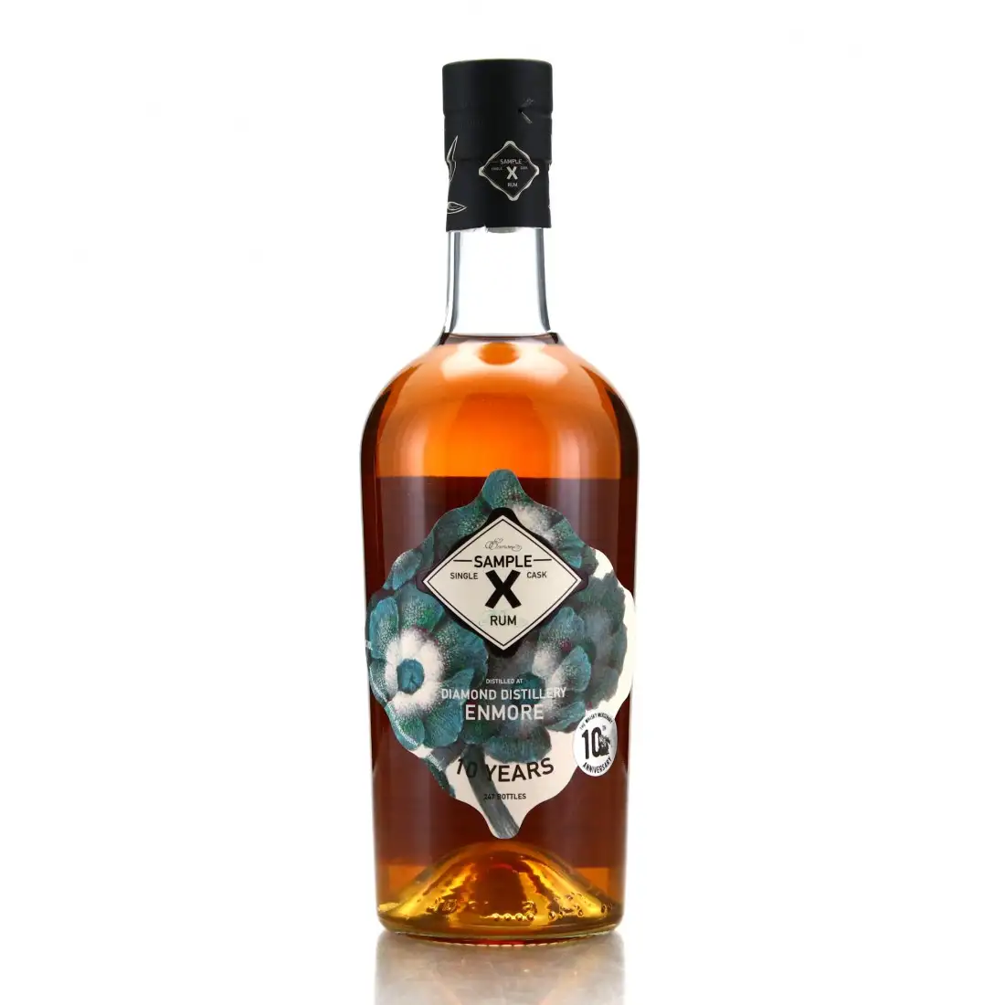Image of the front of the bottle of the rum Sample X Enmore