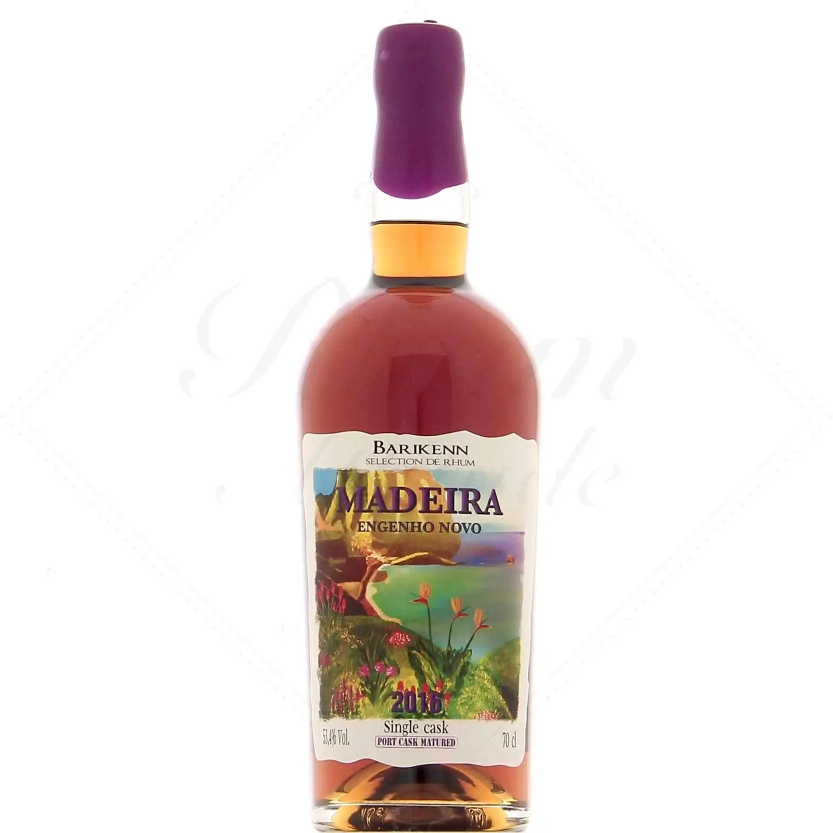 Image of the front of the bottle of the rumMadeira