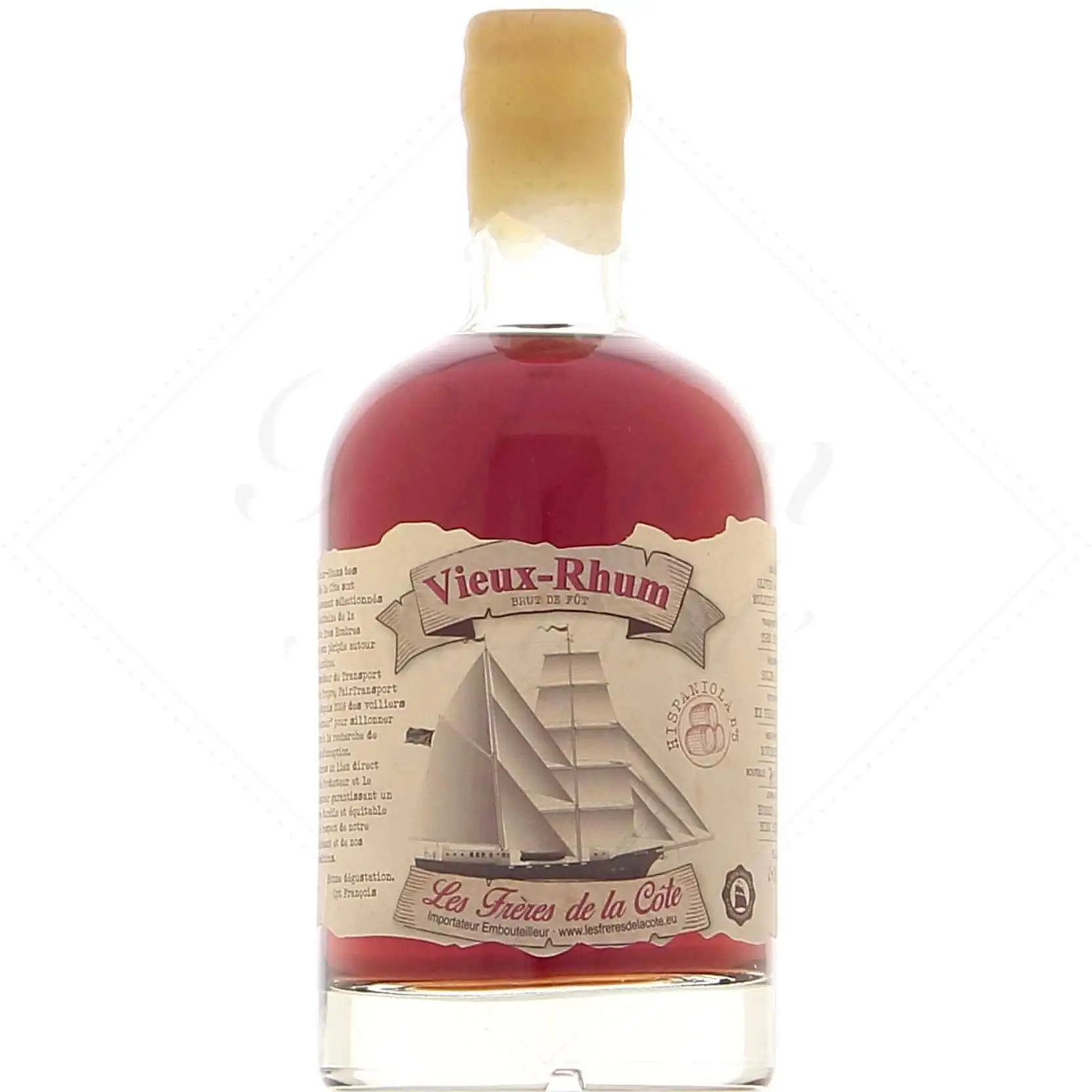 Image of the front of the bottle of the rumHispaniola numéro 5