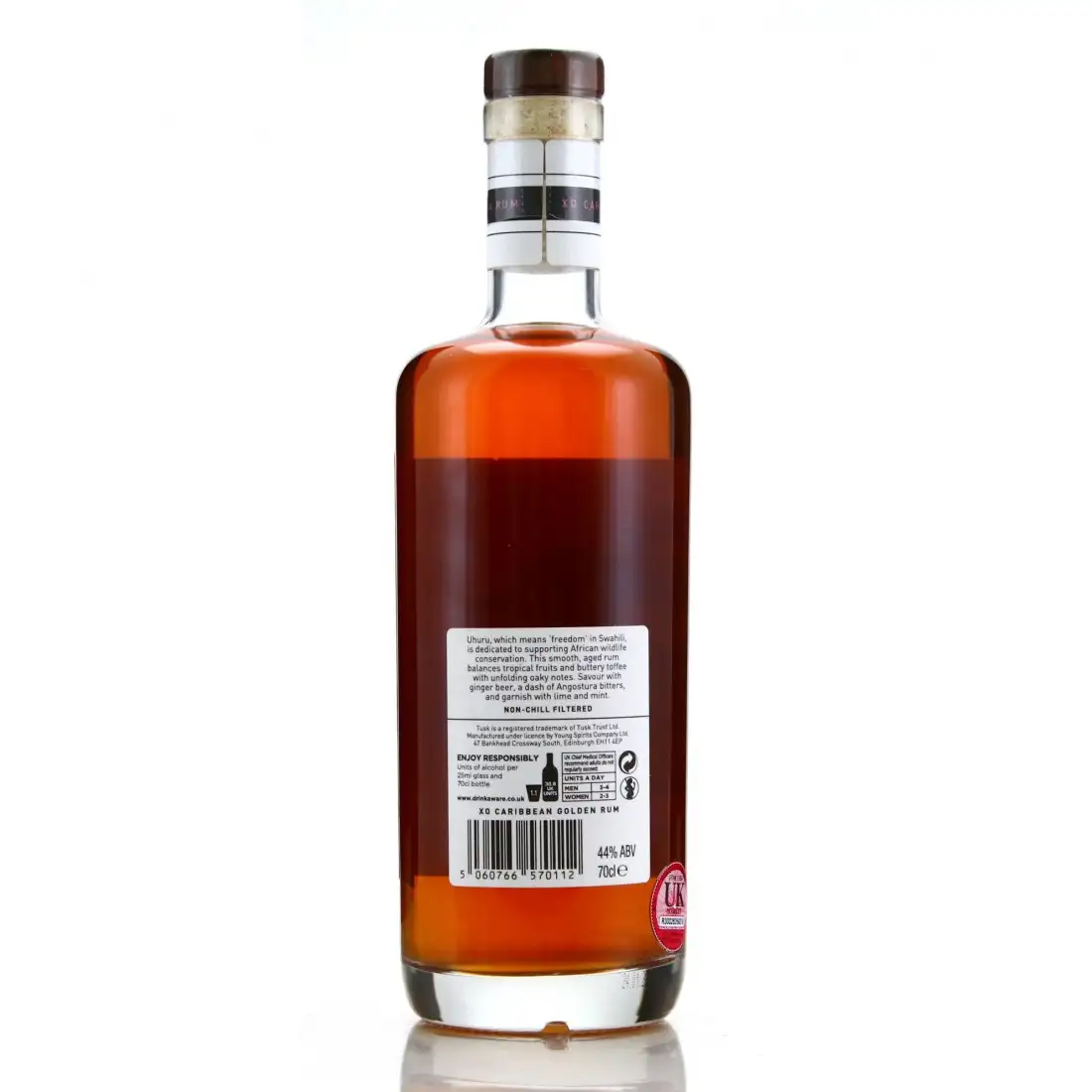 High resolution image of the bottle