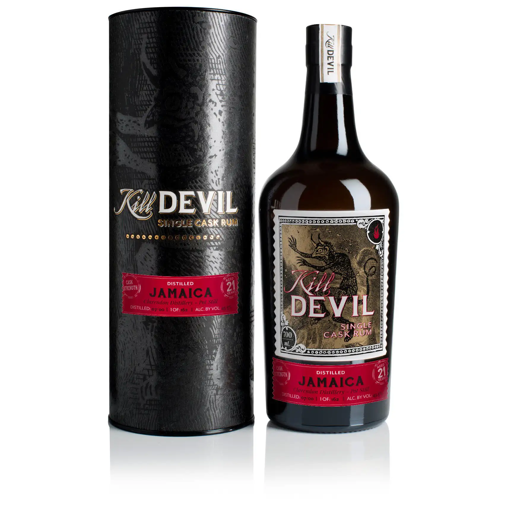 Image of the front of the bottle of the rumKill Devil