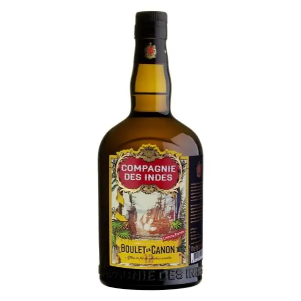 Image of the front of the bottle of the rumBoulet de Canon 12