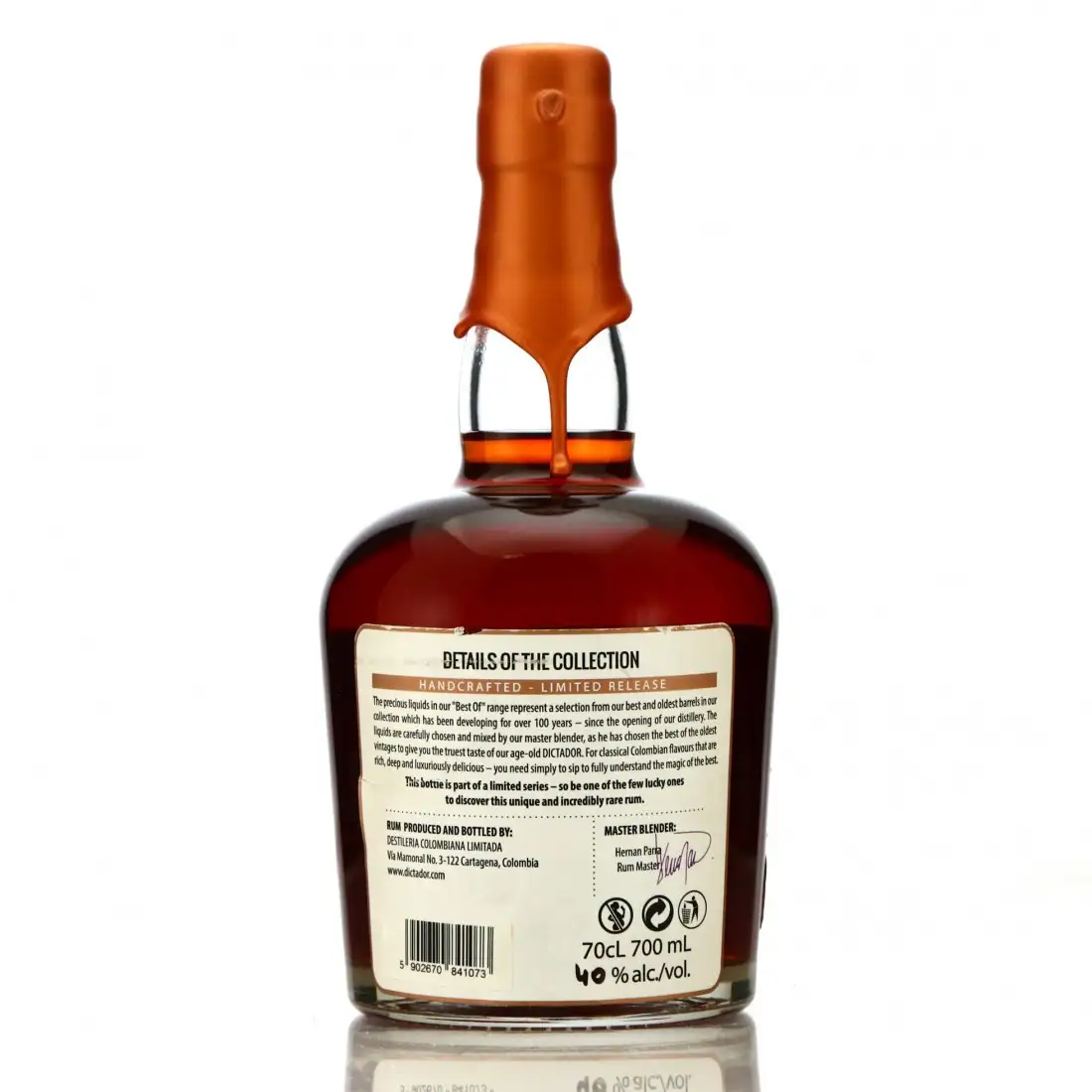 High resolution image of the bottle