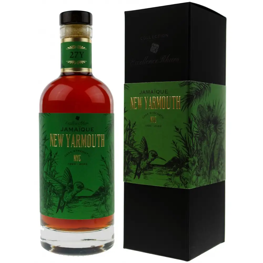 Image of the front of the bottle of the rum NYC