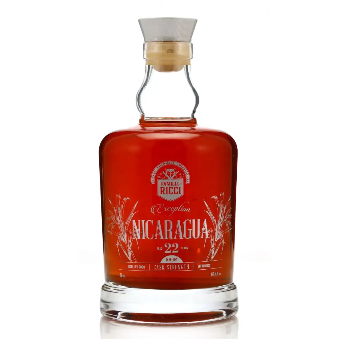 Image of the front of the bottle of the rum Nicaragua