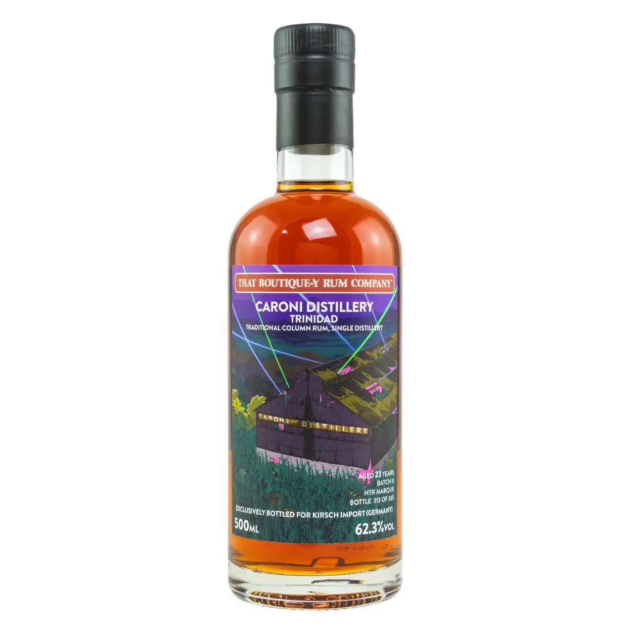 Image of the front of the bottle of the rum Caroni Distillery Heavy Trinidad Rum