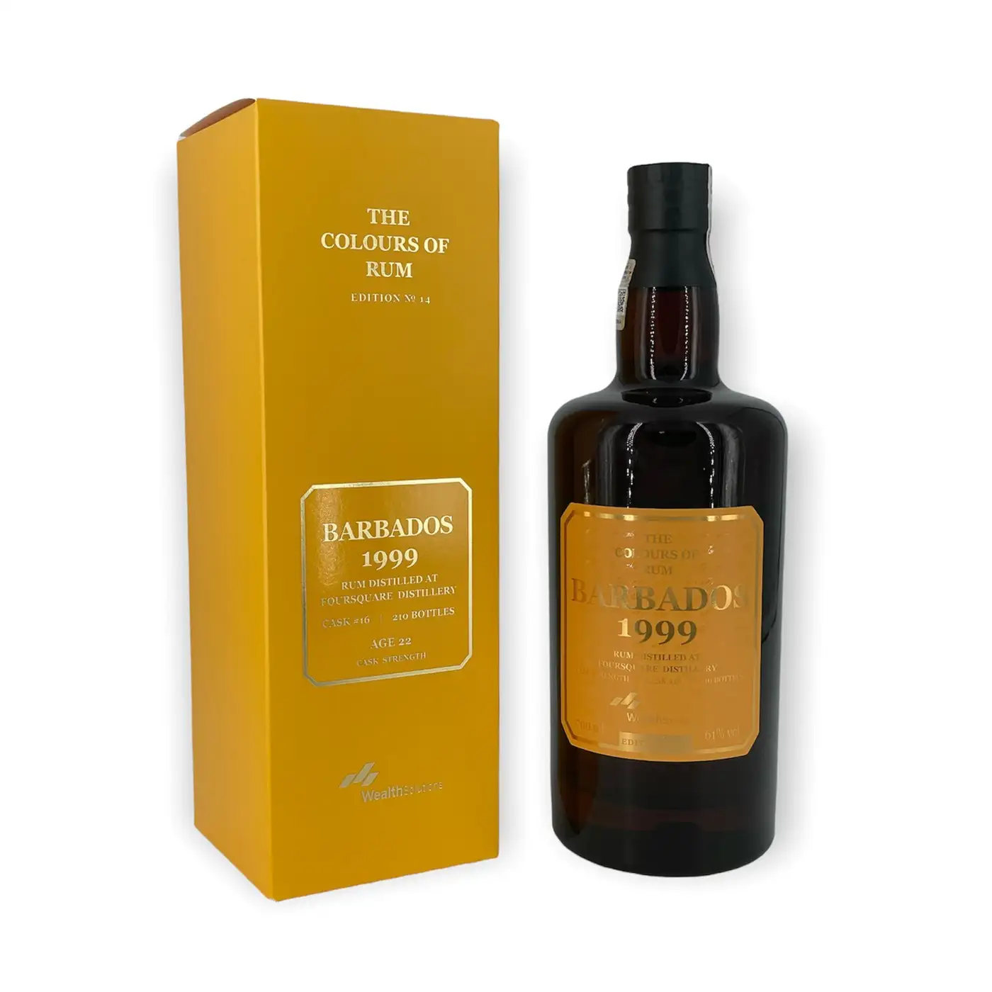 Image of the front of the bottle of the rumBarbados No. 14