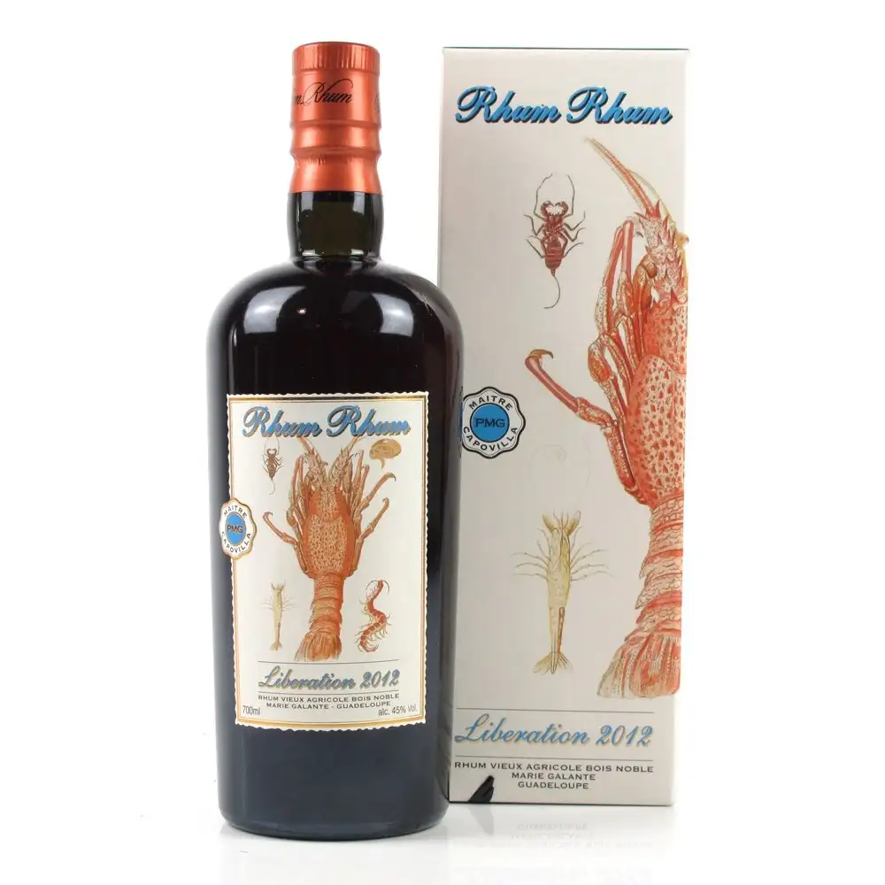 Image of the front of the bottle of the rumRhum Rhum Libération 2012