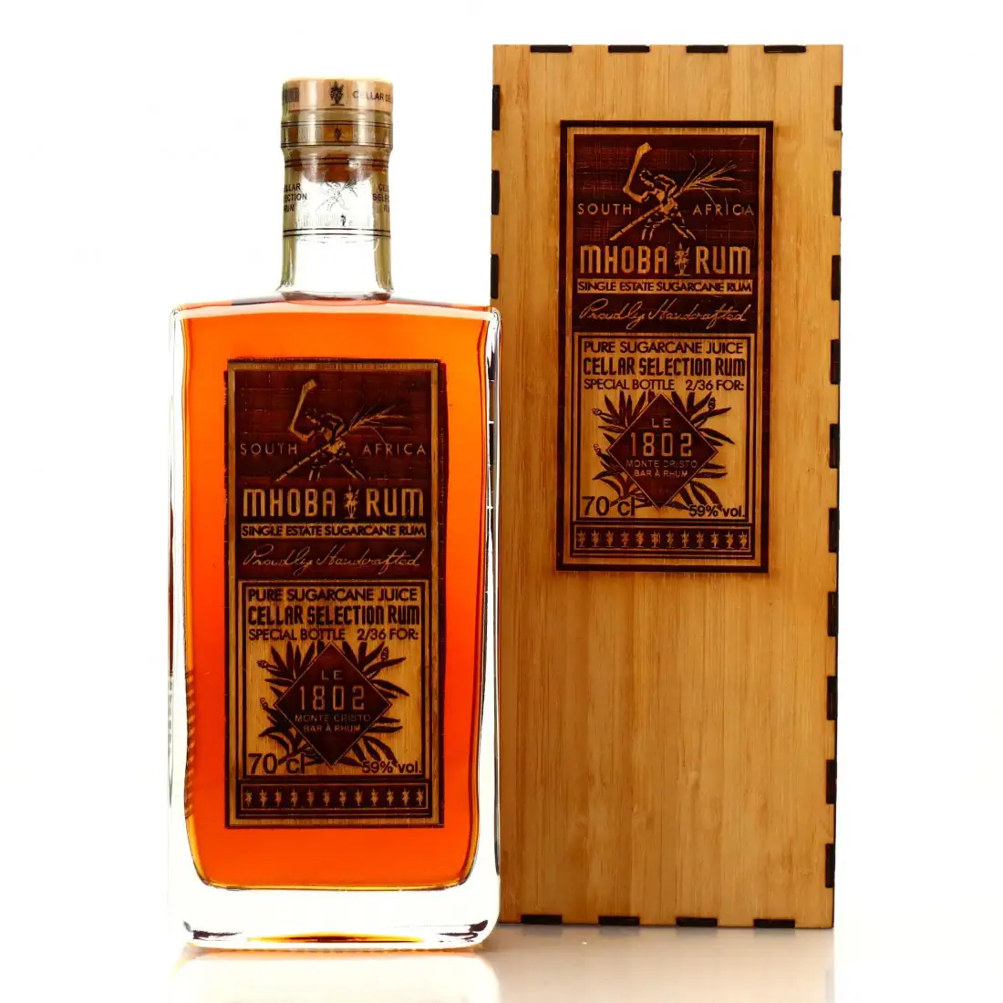 Image of the front of the bottle of the rum Cellar Selection Glass Cask Rum