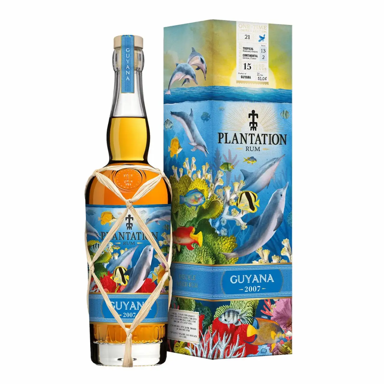 Image of the front of the bottle of the rum Plantation One-Time Limited Edition