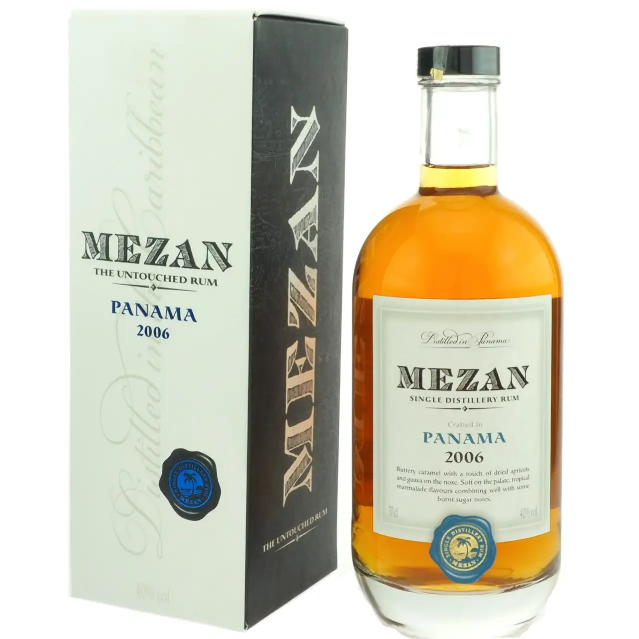 Image of the front of the bottle of the rum Panama