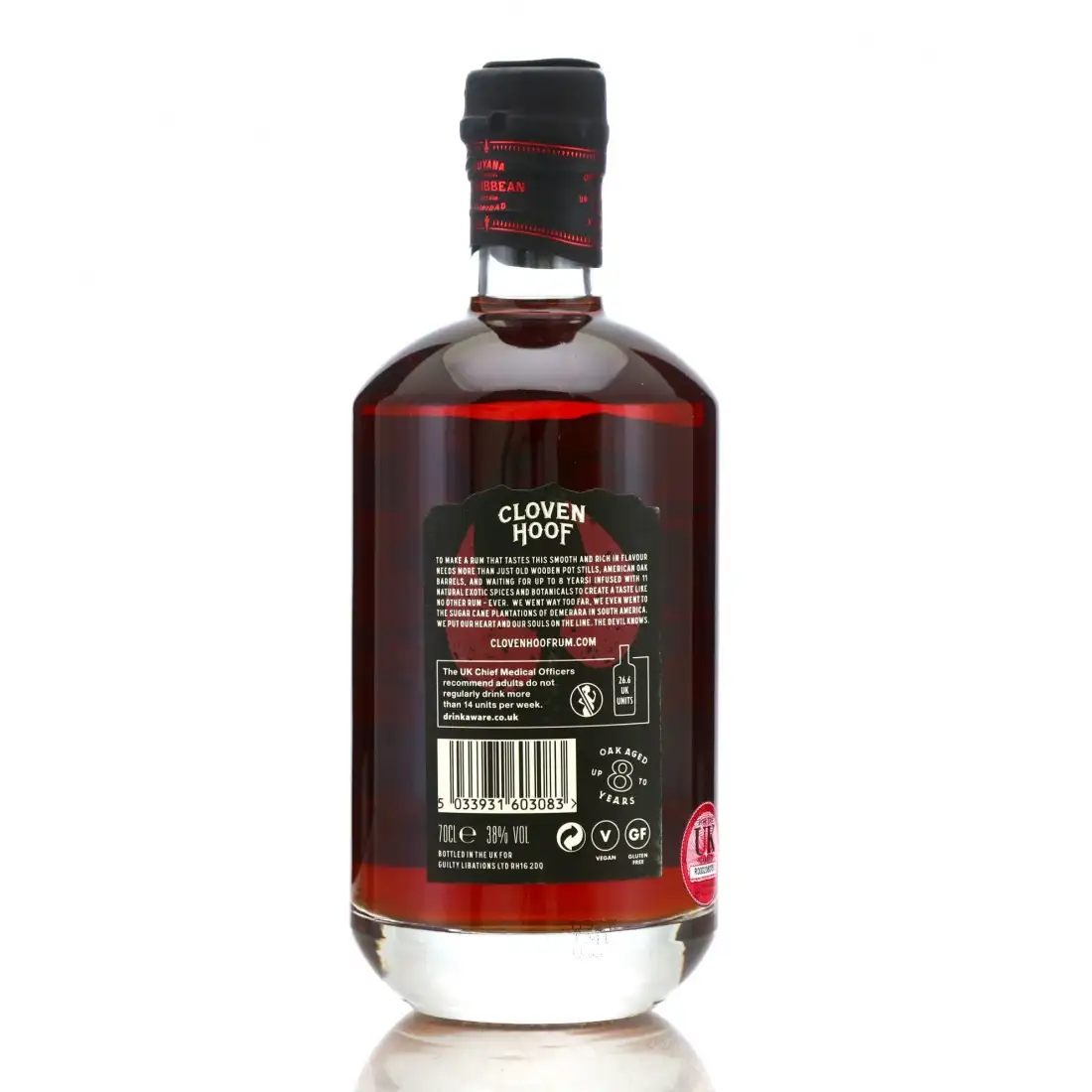 High resolution image of the bottle