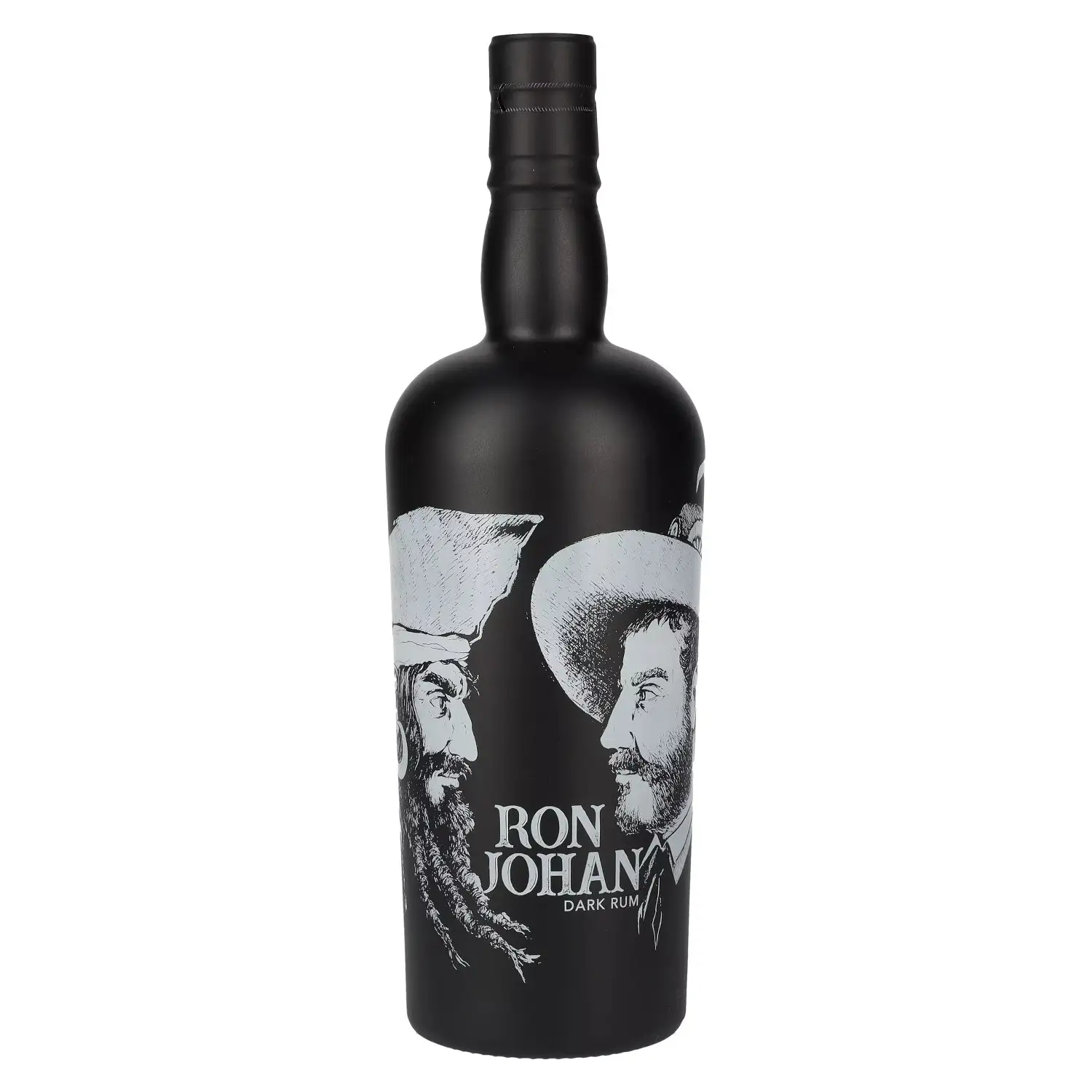 Image of the front of the bottle of the rum Ron Johan Dark Rum