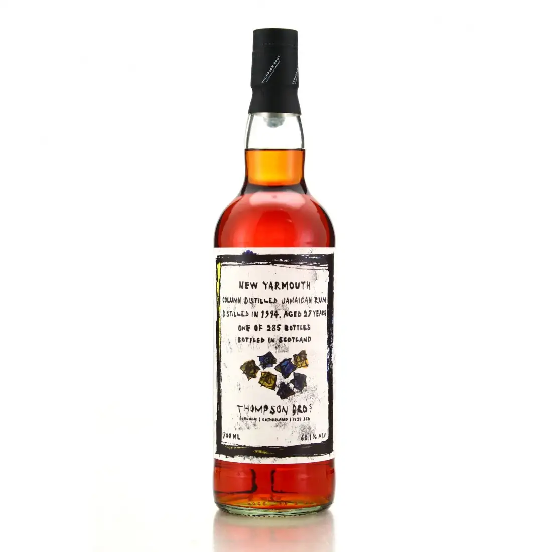 Image of the front of the bottle of the rum 1994