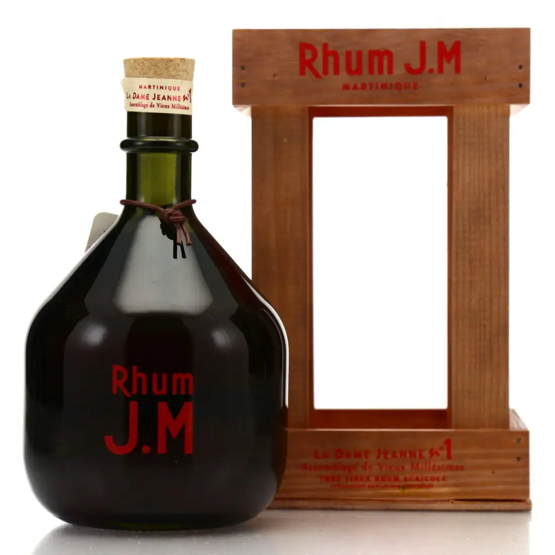 Image of the front of the bottle of the rumLa Dame Jeanne Numéro 1