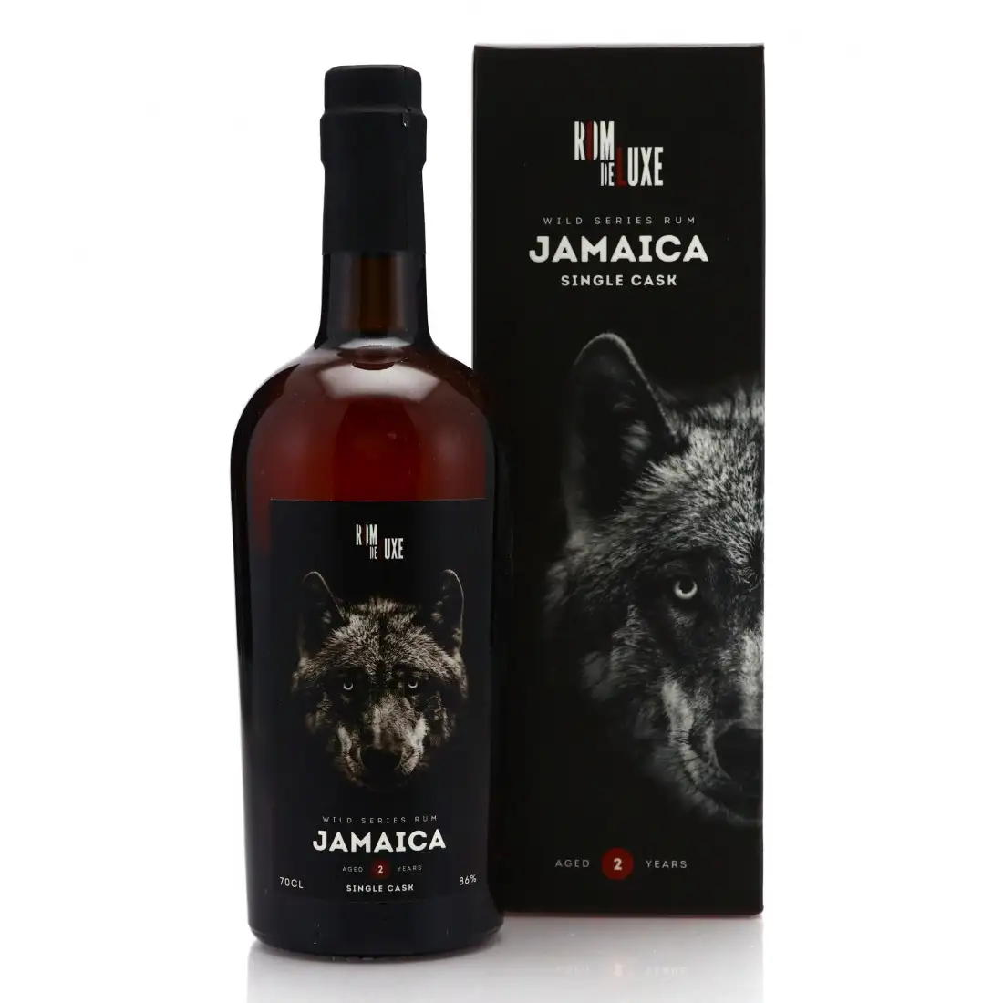 Image of the front of the bottle of the rum Wild Series Rum Jamaica No. 32 HGML
