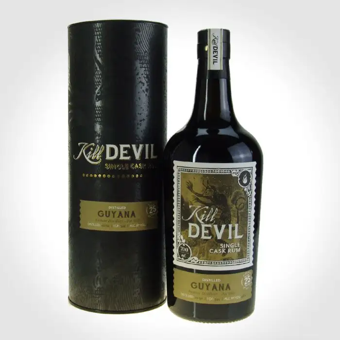 Image of the front of the bottle of the rum Kill Devil