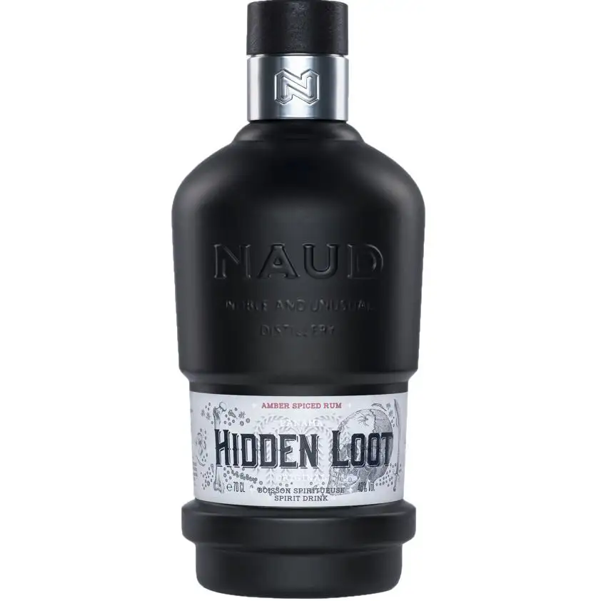 Image of the front of the bottle of the rum Hidden Loot